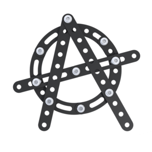 Emblemat ANARCHIA - Czarny