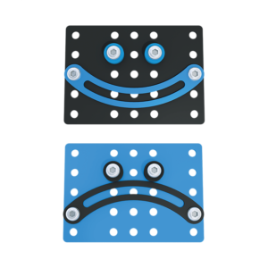 Emblemat MINY - Niebieski